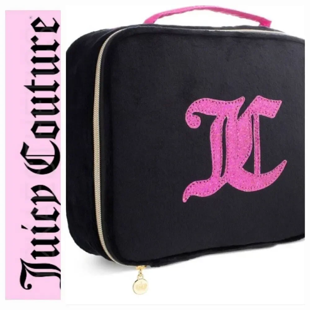 Juicy Couture Velvet Logo‎ Square Makeup Organizer